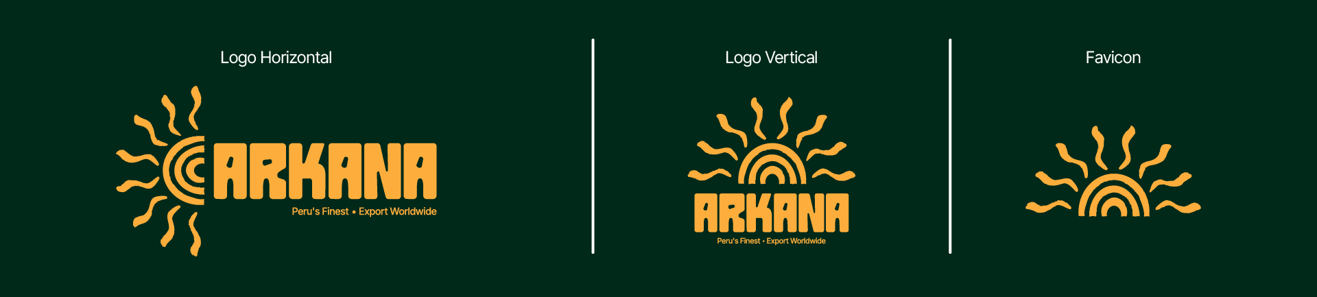 Arkana Logo horizontal vertical
