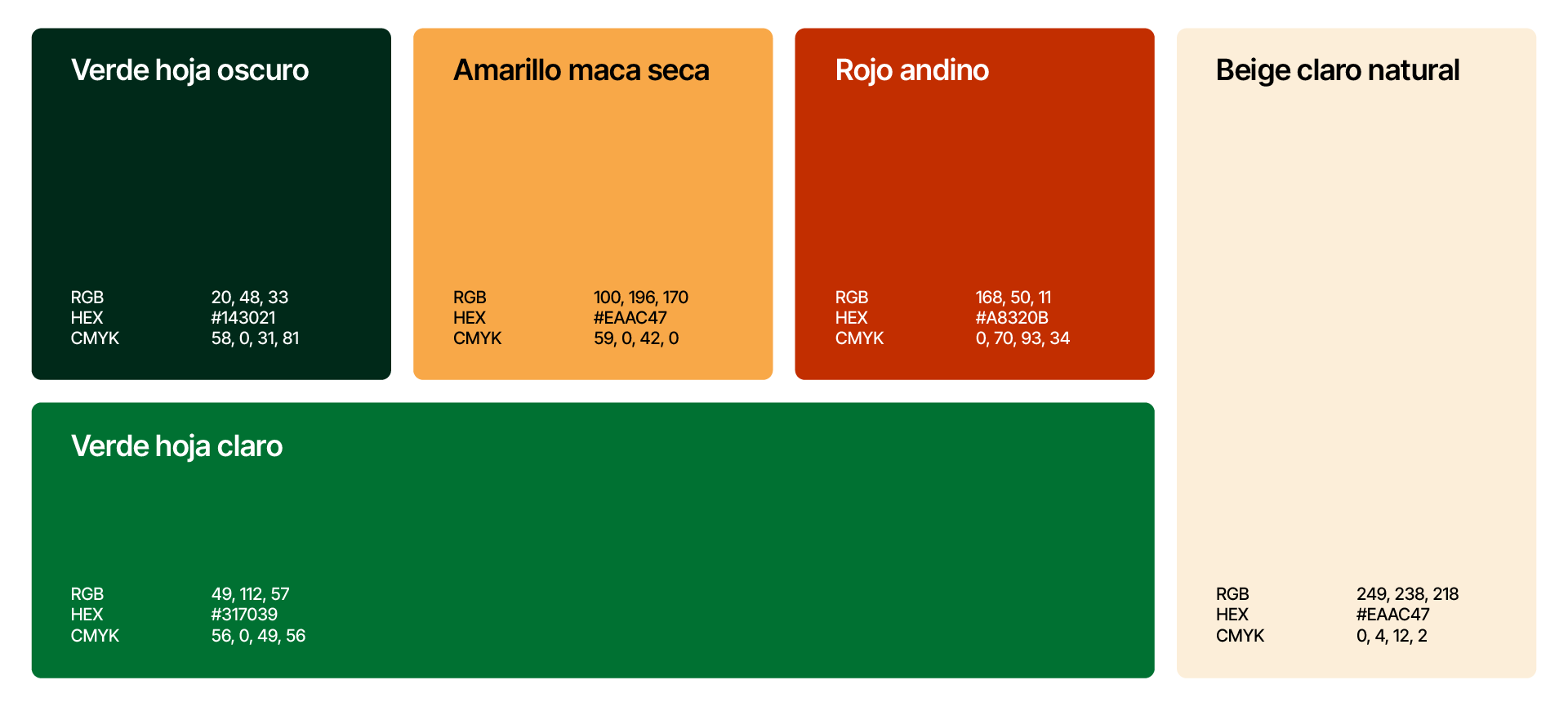 Arkana Paleta colores