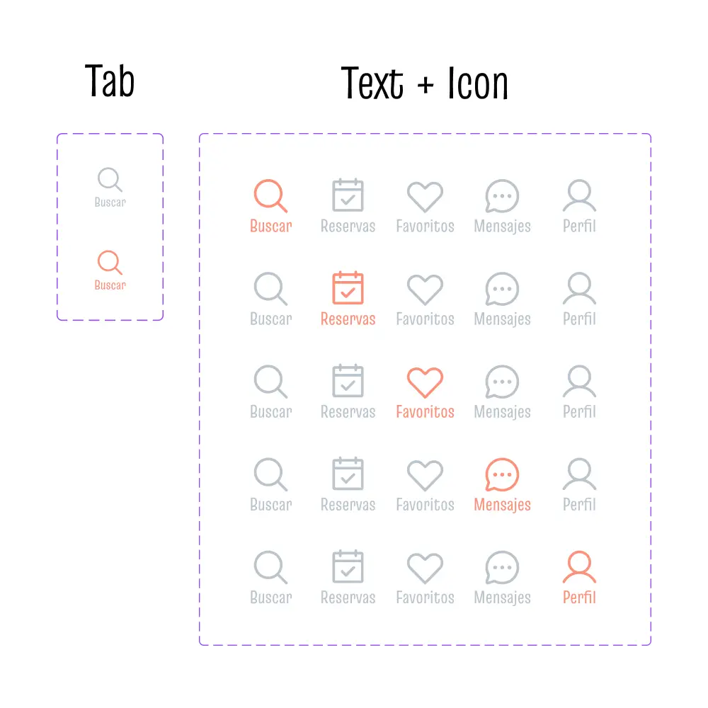 design system mobile nav Lullany