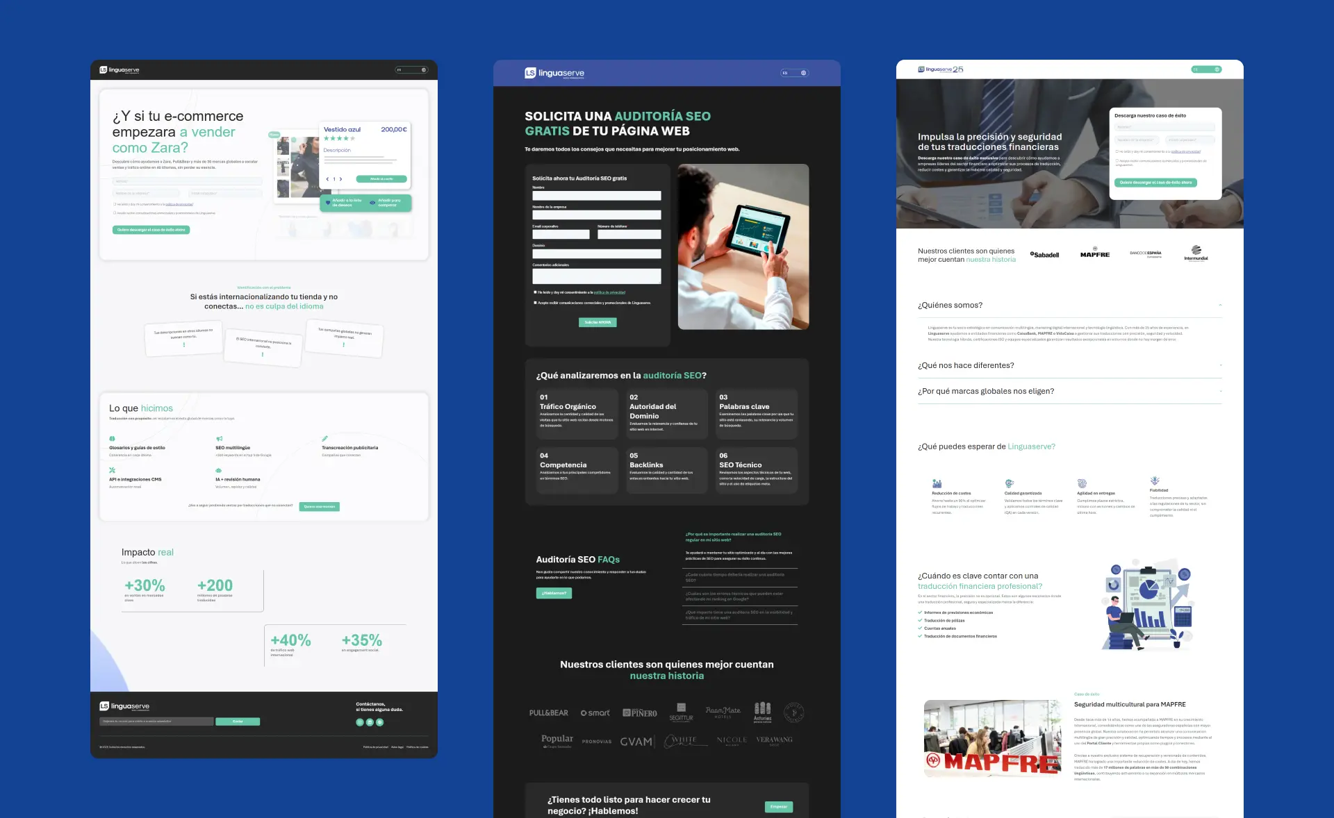 landing services linguaserve