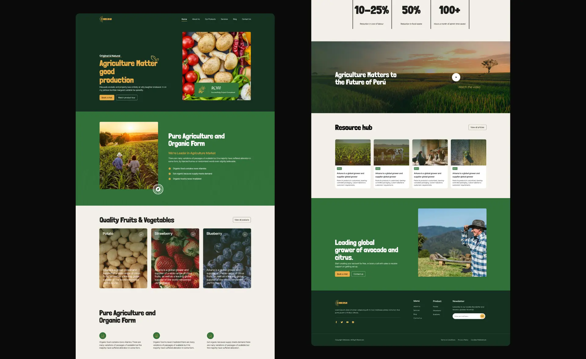 website home arkana